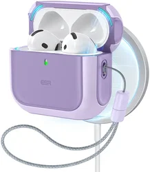 ESR Halolock Orbit Hybrid AirPods 4 (2024) Hoesje MagSafe Paars afbeelding