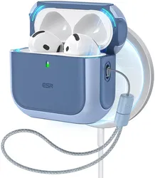 ESR Halolock Orbit Hybrid AirPods 4 (2024) Hoes Magsafe Blauw afbeelding