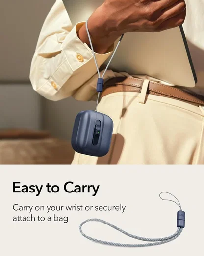 ESR HaloLock Pulse Magnetic Lock AirPods 4 (2024) Hoesje MagSafe Blauw afbeelding 8