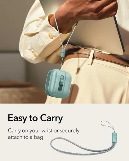 ESR HaloLock Pulse Magnetic Lock AirPods 4 (2024) Hoesje MagSafe Groen afbeelding 8