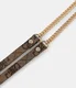 Guess 4G Metal Charm Universeel Crossbody Telefoonkoord Bruin/Goud afbeelding 5