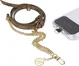 Guess 4G Metal Charm Universeel Crossbody Telefoonkoord Bruin/Goud afbeelding 3