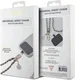 Guess Saffiano 4G Charm Hand Strap Universeel Telefoonkoord/Polsband Zwart afbeelding 5