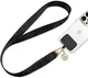 Guess Universeel Crossbody Nylon Telefoonkoord Zwart afbeelding 1