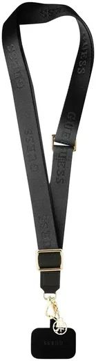 Guess Universeel Crossbody Nylon Telefoonkoord Zwart afbeelding 2
