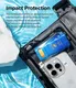 Ringke Waterproof Sling Bag Pouch - IPX8 Waterdichte Telefoonhoes Zwart afbeelding 8