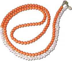 Casetastic Universele Kralen / Parel Telefoonketting (125CM) Oranje afbeelding