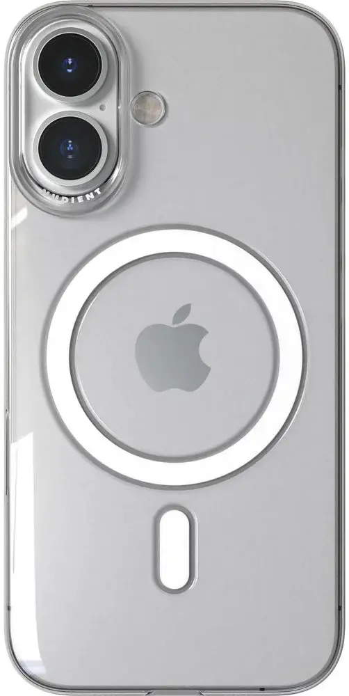 Nudient Thin Case V3 Apple iPhone 16 Hoesje MagSafe Transparant afbeelding 1