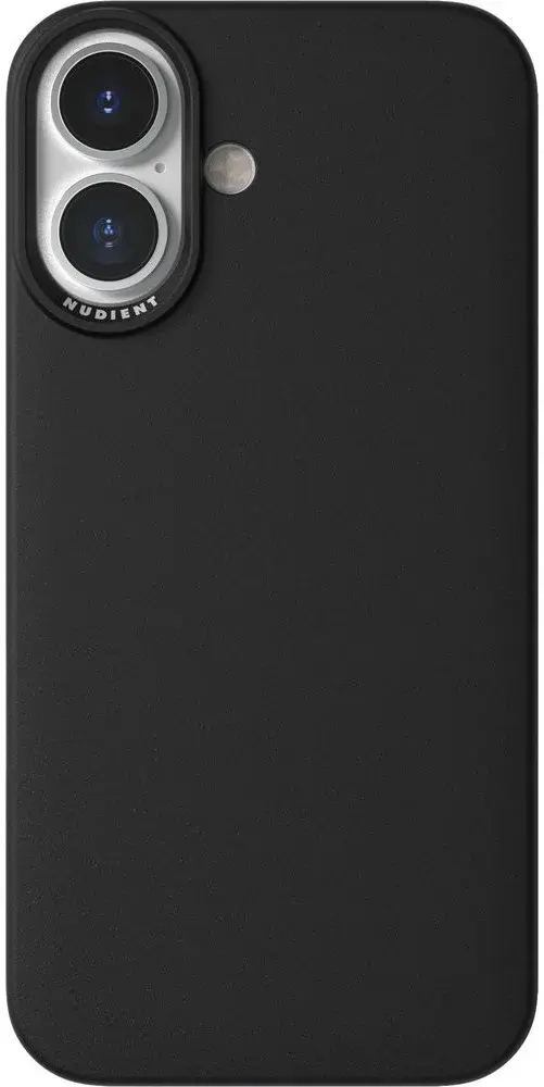 Nudient Thin Case V3 Apple iPhone 16 Hoesje MagSafe Zwart afbeelding 1