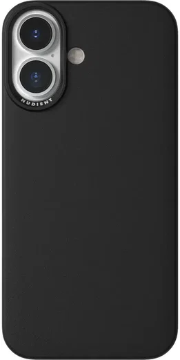 Nudient Thin Case V3 Apple iPhone 16 Hoesje MagSafe Zwart afbeelding 1