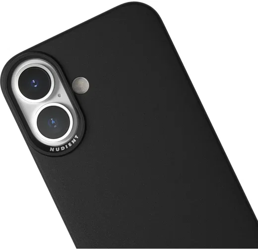 Nudient Thin Case V3 Apple iPhone 16 Hoesje MagSafe Zwart afbeelding 6