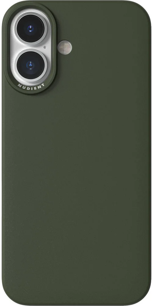 Nudient Thin Case V3 Apple iPhone 16 Hoesje MagSafe Groen afbeelding 1