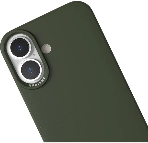 Nudient Thin Case V3 Apple iPhone 16 Hoesje MagSafe Groen afbeelding 7