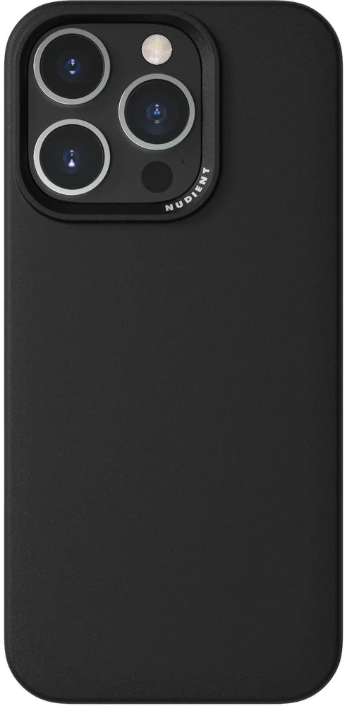 Nudient Thin Case V3 Apple iPhone 16 Pro Hoesje MagSafe Zwart afbeelding 1