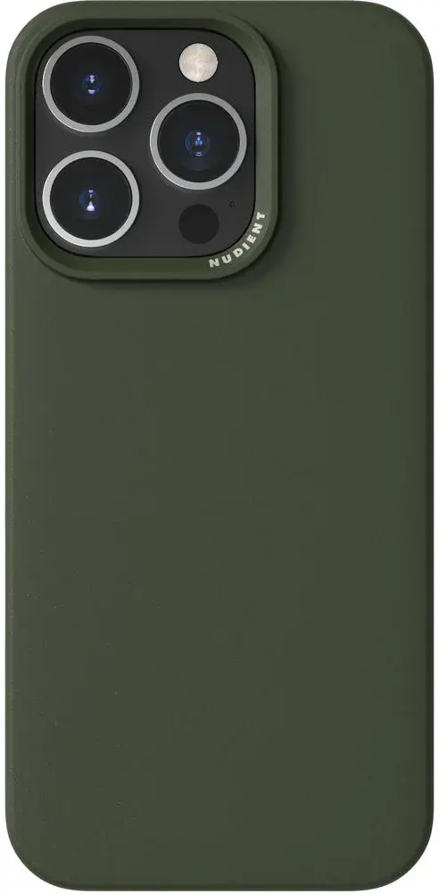 Nudient Thin Case V3 Apple iPhone 16 Pro Hoesje MagSafe Groen afbeelding 1
