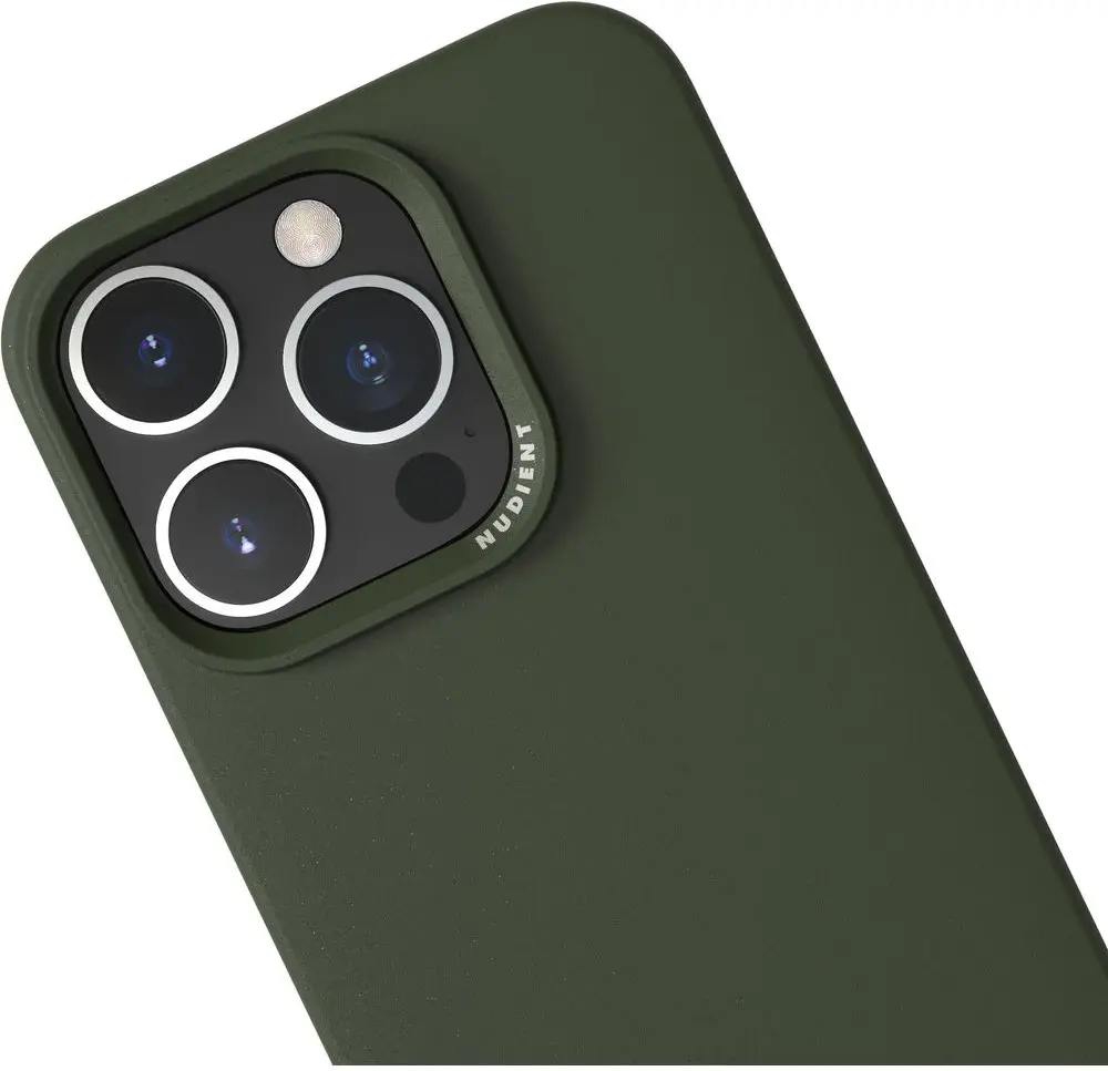 Nudient Thin Case V3 Apple iPhone 16 Pro Hoesje MagSafe Groen afbeelding 7