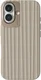 Nudient Bold Case Apple iPhone 16 Hoesje Siliconen met MagSafe Beige afbeelding 1