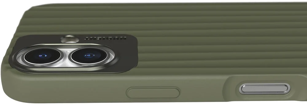 Nudient Bold Case Apple iPhone 16 Hoesje Siliconen met MagSafe Groen afbeelding 4