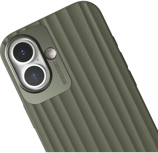 Nudient Bold Case Apple iPhone 16 Hoesje Siliconen met MagSafe Groen afbeelding 6