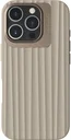Nudient Bold Case Apple iPhone 16 Pro Hoesje Siliconen met MagSafe Beige