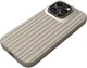 Nudient Bold Case Apple iPhone 16 Pro Hoesje Siliconen met MagSafe Beige afbeelding 2