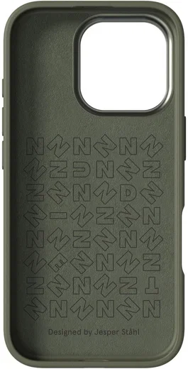 Nudient Bold Case Apple iPhone 16 Pro Hoesje Siliconen met MagSafe Groen afbeelding 2