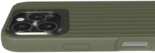 Nudient Bold Case Apple iPhone 16 Pro Hoesje Siliconen met MagSafe Groen afbeelding 4