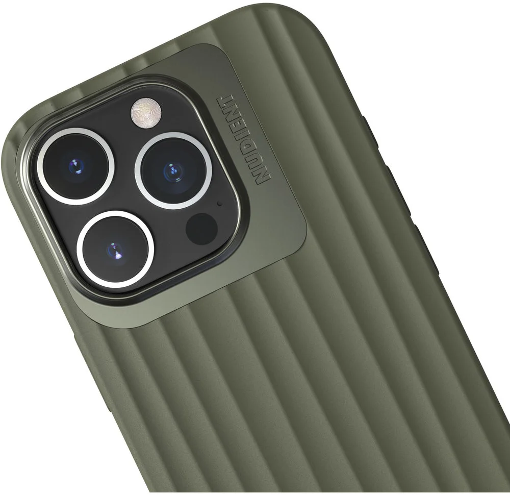 Nudient Bold Case Apple iPhone 16 Pro Hoesje Siliconen met MagSafe Groen afbeelding 6