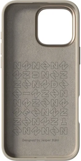 Nudient Bold Case Apple iPhone 16 Pro Max Hoesje Siliconen met MagSafe Beige afbeelding 3