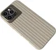 Nudient Bold Case Apple iPhone 16 Pro Max Hoesje Siliconen met MagSafe Beige afbeelding 5