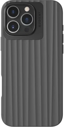 Nudient Bold Case Apple iPhone 16 Pro Max Hoesje Siliconen met MagSafe Zwart afbeelding 1