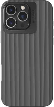 Nudient Bold Case Apple iPhone 16 Pro Max Hoesje Siliconen met MagSafe Zwart