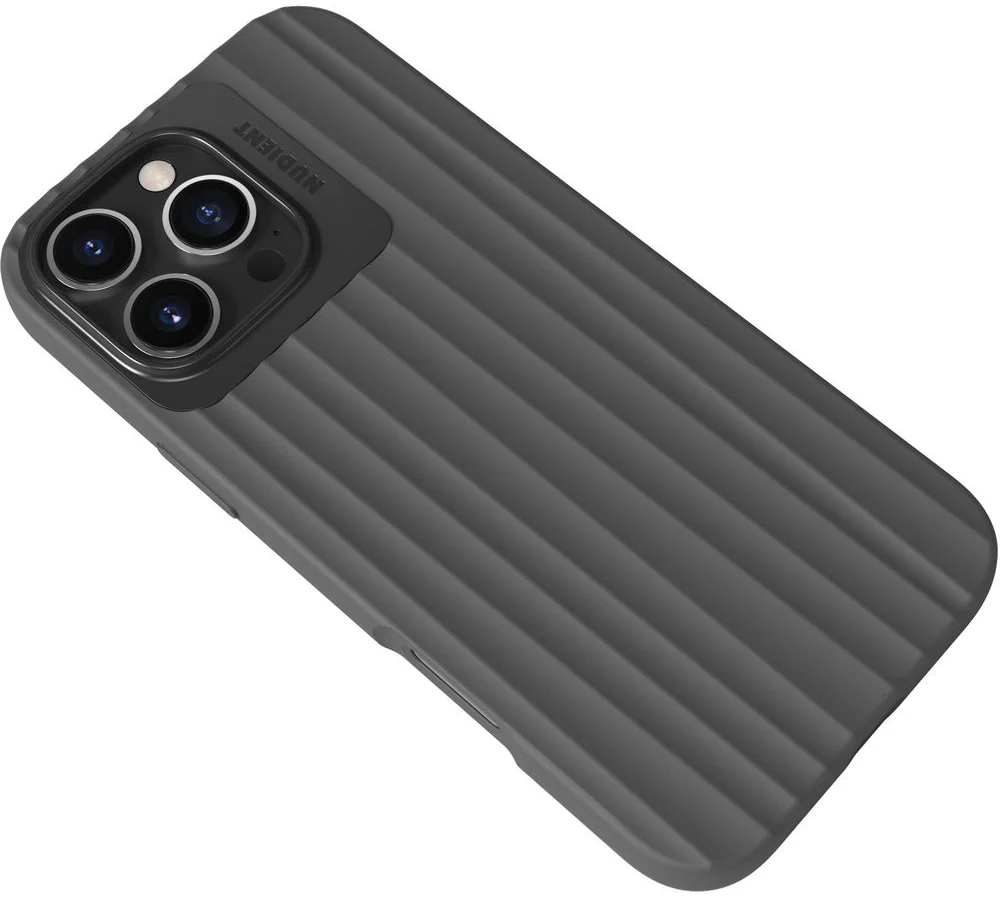 Nudient Bold Case Apple iPhone 16 Pro Max Hoesje Siliconen met MagSafe Zwart afbeelding 2