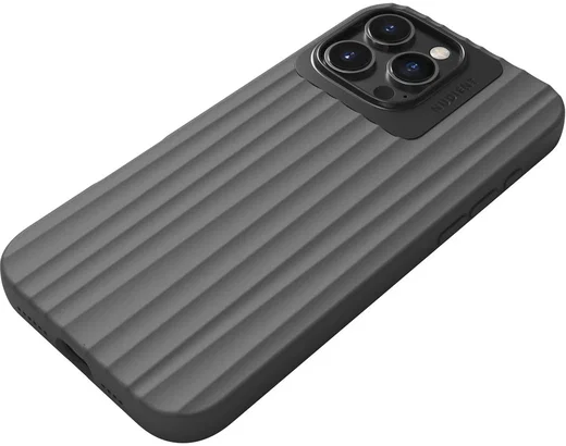 Nudient Bold Case Apple iPhone 16 Pro Max Hoesje Siliconen met MagSafe Zwart afbeelding 6