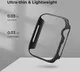 PITAKA Air Case - Apple Watch 7 / 8 / 9 45MM Hoesje - 600D Ultra Dun Zwart afbeelding 4