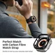 PITAKA Air Case - Apple Watch Ultra 3/2/1 Hoesje - Aramide Ultra Dun - Zwart afbeelding 5