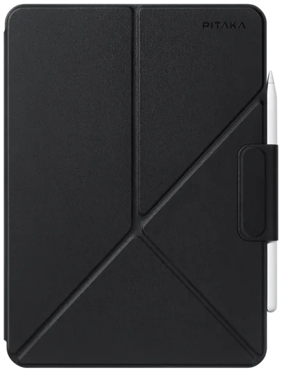 PITAKA MagEZ Folio 2 iPad Air 11 2024/2025/2026 / Pro 11 (2022-2018) Hoes Zwart afbeelding 2