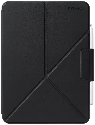 PITAKA MagEZ Folio 2 iPad Air 11 2024/2025/2026 / Pro 11 (2022-2018) Hoes Zwart afbeelding 2