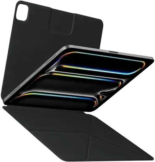 PITAKA MagEZ Folio 2 iPad Air 13 24/25/26/Pro 12.9 22/21/20/18 Hoes Stand Zwart afbeelding 11