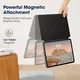 PITAKA MagEZ Folio 2 iPad Air 13 24/25/26/Pro 12.9 22/21/20/18 Hoes Stand Zwart afbeelding 4