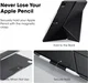 PITAKA MagEZ Folio 2 iPad Air 13 24/25/26/Pro 12.9 22/21/20/18 Hoes Stand Zwart afbeelding 10