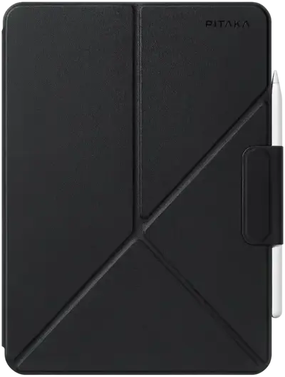 PITAKA MagEZ Folio 2 iPad Pro 13 (2024/2025) Hoes met Vouwbare Stand Zwart afbeelding 11