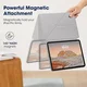 PITAKA MagEZ Folio 2 iPad Pro 11 (2024/2025) Hoes met Vouwbare Stand Wit afbeelding 4