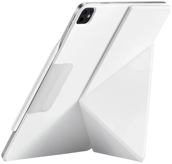 PITAKA MagEZ Folio 2 iPad Pro 11 (2024/2025) Hoes met Vouwbare Stand Wit afbeelding 1