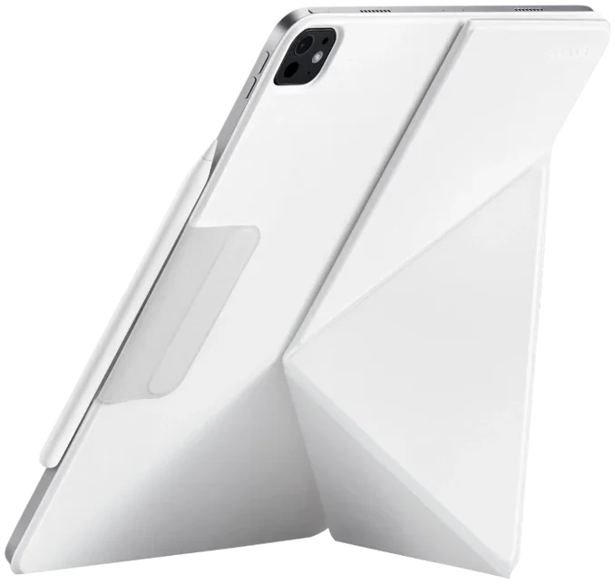 PITAKA MagEZ Folio 2 Apple iPad Pro 13 (2024) Hoes met Vouwbare Stand Wit afbeelding 1