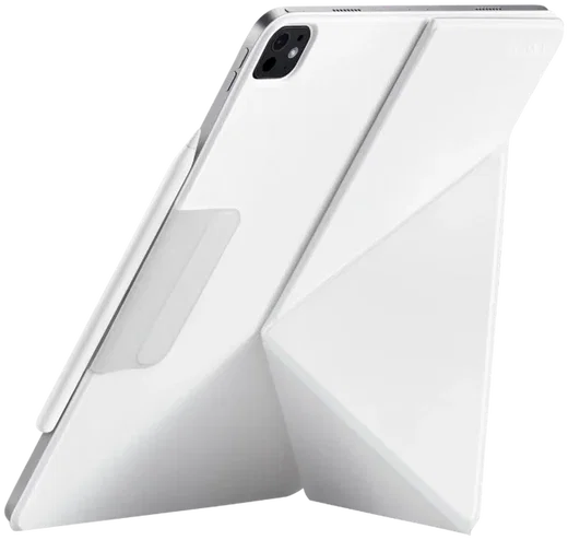 PITAKA MagEZ Folio 2 Apple iPad Pro 13 (2024) Hoes met Vouwbare Stand Wit afbeelding 1