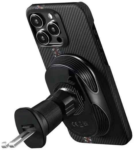 PITAKA MagEZ Car Mount Pro 2 (15W) MagSafe Telefoonhouder Auto Zwart afbeelding 12