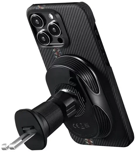 PITAKA MagEZ Car Mount Pro 2 (15W) MagSafe Telefoonhouder Auto Zwart afbeelding 12