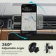 PITAKA MagEZ Car Mount Pro 2 (15W) MagSafe Telefoonhouder Auto Zwart afbeelding 4