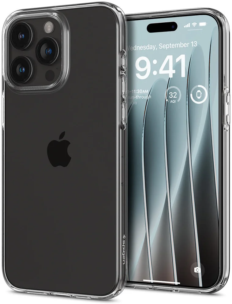 Spigen Crystal Flex Apple iPhone 15 Pro Max Hoesje Back Cover Transparant afbeelding 1